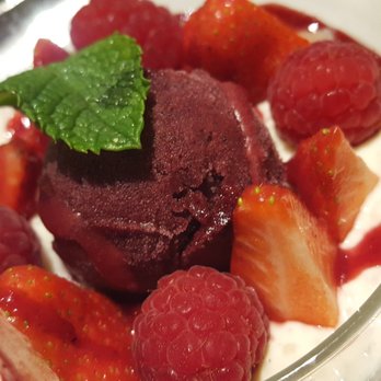 L'Atelier Maître Albert - a refreshing rice pudding with sorbet and berries - French Near Me - Paris, 75