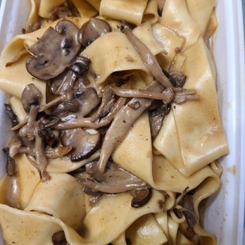 Il Postino - Pappardelle Funghi - mushrooms,  truffle & porcini cream - Italian Near Me - Unionville, Ontario