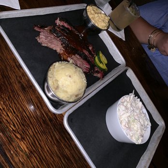 Jack Daniel's - Brisket, mac & cheese, coleslaw and mash potatoes, (are a must) - Southern Near Me - Nashville, Tennessee Jack Daniel's - Brisket, mac & cheese, coleslaw and mash potatoes, (are a must) - Southern Near Me - Nashville, Tennessee