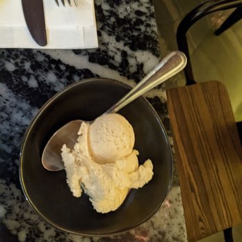 The Lazy Cow - Vanilla bean ice cream, one scoop. - Gastropubs Near Me - Bayside, New York The Lazy Cow - Vanilla bean ice cream, one scoop. - Gastropubs Near Me - Bayside, New York