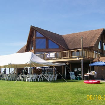 River Valley Golf Course - River Valley Clubhouse back yard with tent. - Golf Near Me - Adel, Iowa River Valley Golf Course - River Valley Clubhouse back yard with tent. - Golf Near Me - Adel, Iowa