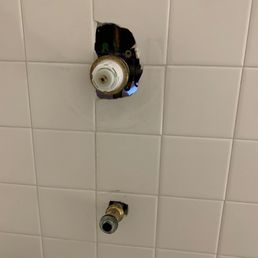 Tub valve and spout replaced. (New ones pictured) Tub valve and spout replaced. (New ones pictured)