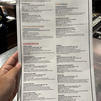 Guinness Open Gate Brewery - Menu (10/2024) - Breweries Near Me - Halethorpe, Maryland