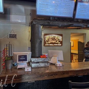 Wrightwood Brew Co. - ordering counter - Breweries Near Me - Wrightwood, California