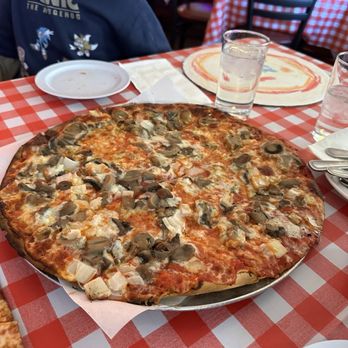 Zaffiro's Pizza - Mushroom Cheese and Onions Pizza - Pizza Near Me - Milwaukee, Wisconsin Zaffiro's Pizza - Mushroom Cheese and Onions Pizza - Pizza Near Me - Milwaukee, Wisconsin