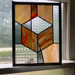 Nathalie Studio - My first stained glass piece!