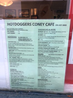 Menu photo 3 Hotdoggers Charlevoix, MI
