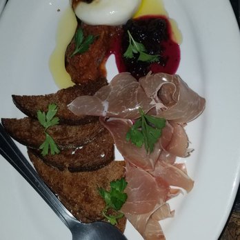 XO Restaurant - Burrata, prosciutto, tomato jam, with rye chips $14 - Asian Fusion Near Me - Honolulu, Hawaii XO Restaurant - Burrata, prosciutto, tomato jam, with rye chips $14 - Asian Fusion Near Me - Honolulu, Hawaii
