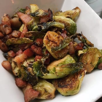 Luna Blu - Brussel sprouts and pancetta - Italian Near Me - Tiburon, California Luna Blu - Brussel sprouts and pancetta - Italian Near Me - Tiburon, California