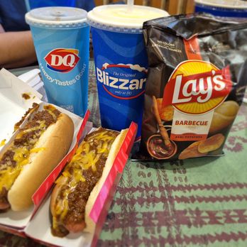 DQ / Orange Julius Kiosk - The 2 chili/cheese dog meal with a large Orange Julius. - Fast Food Near Me - Kaneohe, Hawaii DQ / Orange Julius Kiosk - The 2 chili/cheese dog meal with a large Orange Julius. - Fast Food Near Me - Kaneohe, Hawaii