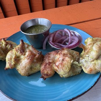 Wah Jee Wah - Chicken Tikka Kabab (not spicy-good for kids) - Barbeque Near Me - Hayward, California Wah Jee Wah - Chicken Tikka Kabab (not spicy-good for kids) - Barbeque Near Me - Hayward, California