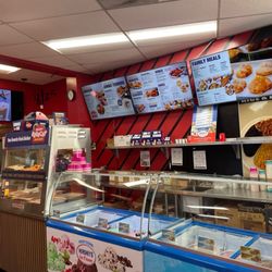 Krispy Krunchy Chicken - Here's the KKC counter, next to a Hershey's Ice Cream counter