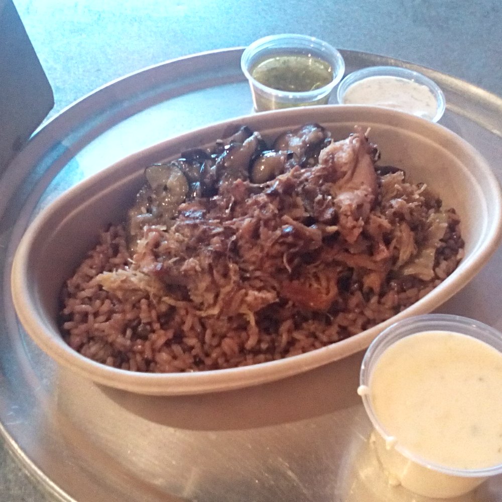 JJ's Fresh - Pork over lentil rice - Mexican Near Me - Orlando, Florida JJ's Fresh - Pork over lentil rice - Mexican Near Me - Orlando, Florida