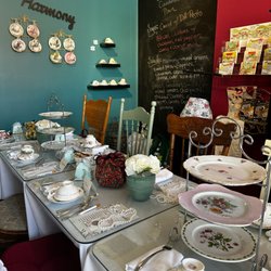 Harmony Tea Room - The beautiful table settings.