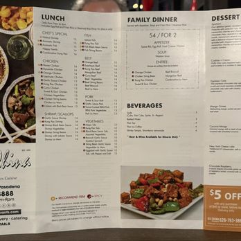 Go China - 2/01/25: Menu, P1 of 2 - Chinese Near Me - Pasadena, California