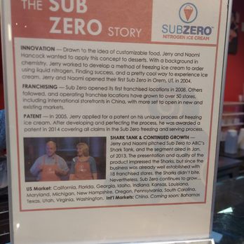 Sub Zero Nitrogen Ice Cream - Was on Shark Tank - Ice Cream & Frozen Yogurt Near Me - Atlanta, Georgia Sub Zero Nitrogen Ice Cream - Was on Shark Tank - Ice Cream & Frozen Yogurt Near Me - Atlanta, Georgia