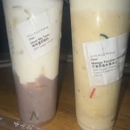 moo Moo! My Taro, 哞哞濃芋鮮奶 & Mango Passion Smoothie, 芒果百香水果冰沙