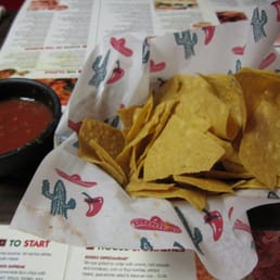 complementary warm Chips & Salsa