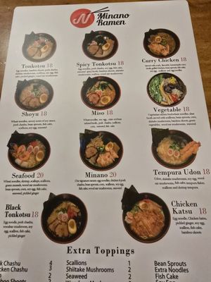 Menu photo 5 Minano Ramen Tampa, FL