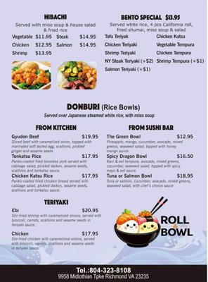 Menu photo 3 Roll & Bowl Richmond, VA