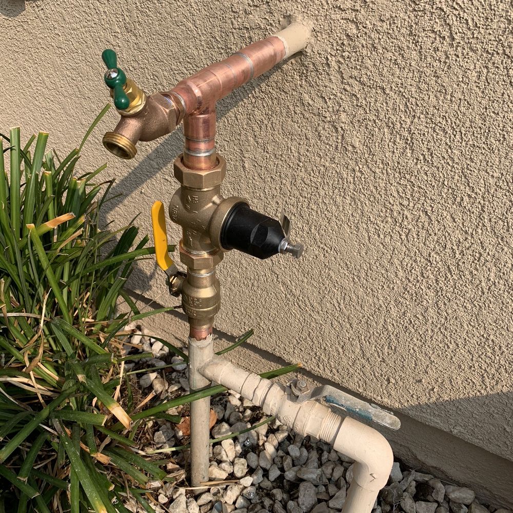 New ball valve and water pressure regulator