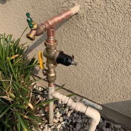 New ball valve and water pressure regulator New ball valve and water pressure regulator