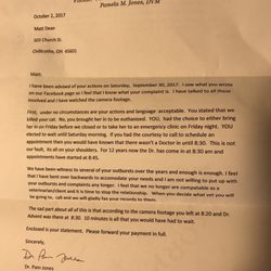 Kingston Veterinary Hospital - This was the letter that I received from this heartless vet