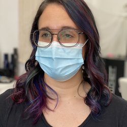 Fringe Baltimore - Rainbow balayage with Danielle