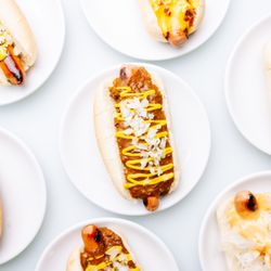 Motor City Grille - Variety of Coney Dogs offered at Motor City Coney Island.