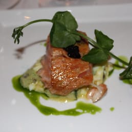 Lightly smoked salmon with sauce gribiche Lightly smoked salmon with sauce gribiche