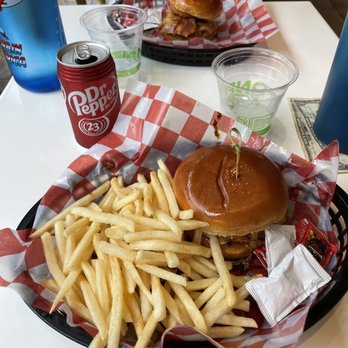 Banzai Burger - Hawaiian Burger and side of Fries - Burgers Near Me - Honolulu, Hawaii