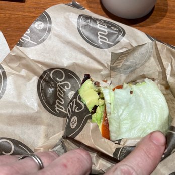 The Stand - American Classics Redefined - Cold lettuce wrap with a tiny amount of avocado. - New American Near Me - Pasadena, California