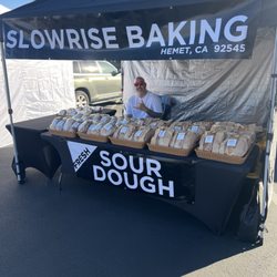 SlowRise Baking - First day of business at Canyon Lake Farmers Market