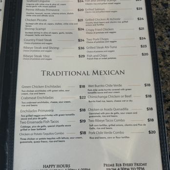 Tradewinds Cafe & Bar - Dinner Menu - Breakfast & Brunch Near Me - Oxnard, California
