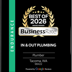 IN & OUT PLUMBING - 2026 Best Plumber Award