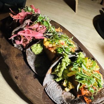 Cantina Monarca - Gourmet Tacos (Sakura Pork Belly and Wagyu Chingon) - Cocktail Bars Near Me - Bellevue, Washington Cantina Monarca - Gourmet Tacos (Sakura Pork Belly and Wagyu Chingon) - Cocktail Bars Near Me - Bellevue, Washington