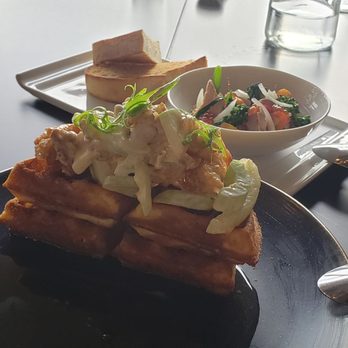 Nami Kaze - Honey walnut shrimp waffle - Japanese Near Me - Honolulu, Hawaii