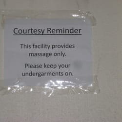 I love this sign - clear, effective, and definitely above board.