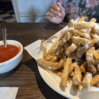 Joey Garlic's - Eggplant fries and marinara - Italian Near Me - Manchester, Connecticut Joey Garlic's - Eggplant fries and marinara - Italian Near Me - Manchester, Connecticut
