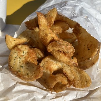 Underbelly Burger - Ranch Seasoned Sidewinder Fries ($5 when you make your burger a combo with fries and a drink) - Burgers Near Me - Houston, Texas