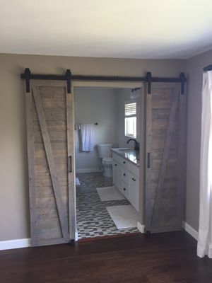Barn Door Hangings - A few of the barn doors I've hung for valued clients