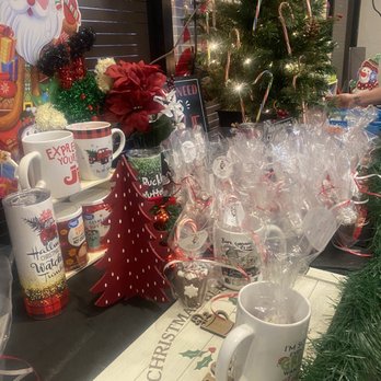 Krazy Clays Treats - a table with a christmas tree in the background - Desserts Near Me - New Orleans, Louisiana
