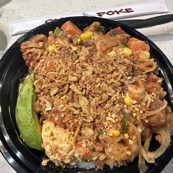 Oke Poke - Large Bowl - 5 Scoops - Poke Near Me - Walnut Creek, California