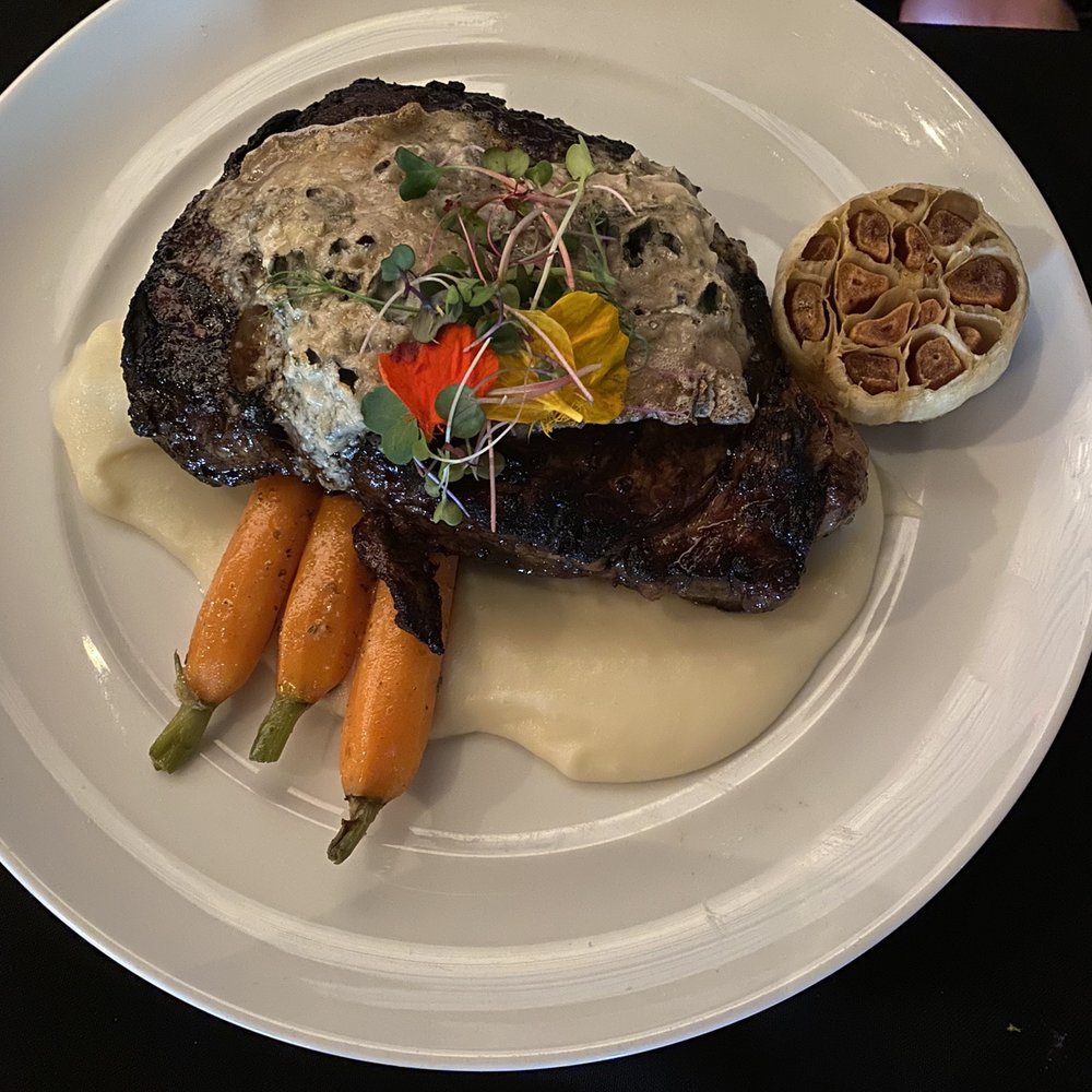 CuiZine Restaurant - Ribeye with bleu cheese - Seafood Near Me - Satellite Beach, Florida