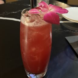 Rom Com Ricky Cocktail (Gin, Lime, St Germain, BBB Syrup, Soda) Rom Com Ricky Cocktail (Gin, Lime, St Germain, BBB Syrup, Soda)