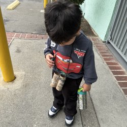 Enchanted Castle Montessori School - San Marino - Son showing off his new invention