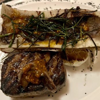 The Mexican - Milagro Boneless Ribeye - disappointing, sour was the bone marrow and steak was served medium rather than medium rare as ordered! (08/13/22) - Mexican Near Me - Dallas, Texas