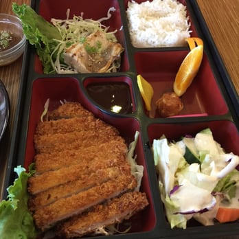 Zakuro - Lunch box combo--- saba & tonkatsu - Sushi Bars Near Me - Lincoln, California