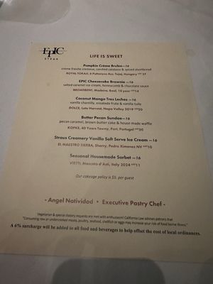 Menu photo 4 EPIC Steak San Francisco, CA Menu photo 4 EPIC Steak San Francisco, CA