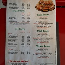 Frank's Pizzeria - Updated menu for October 2023.